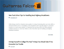 Tablet Screenshot of guitarrasfalcon.com